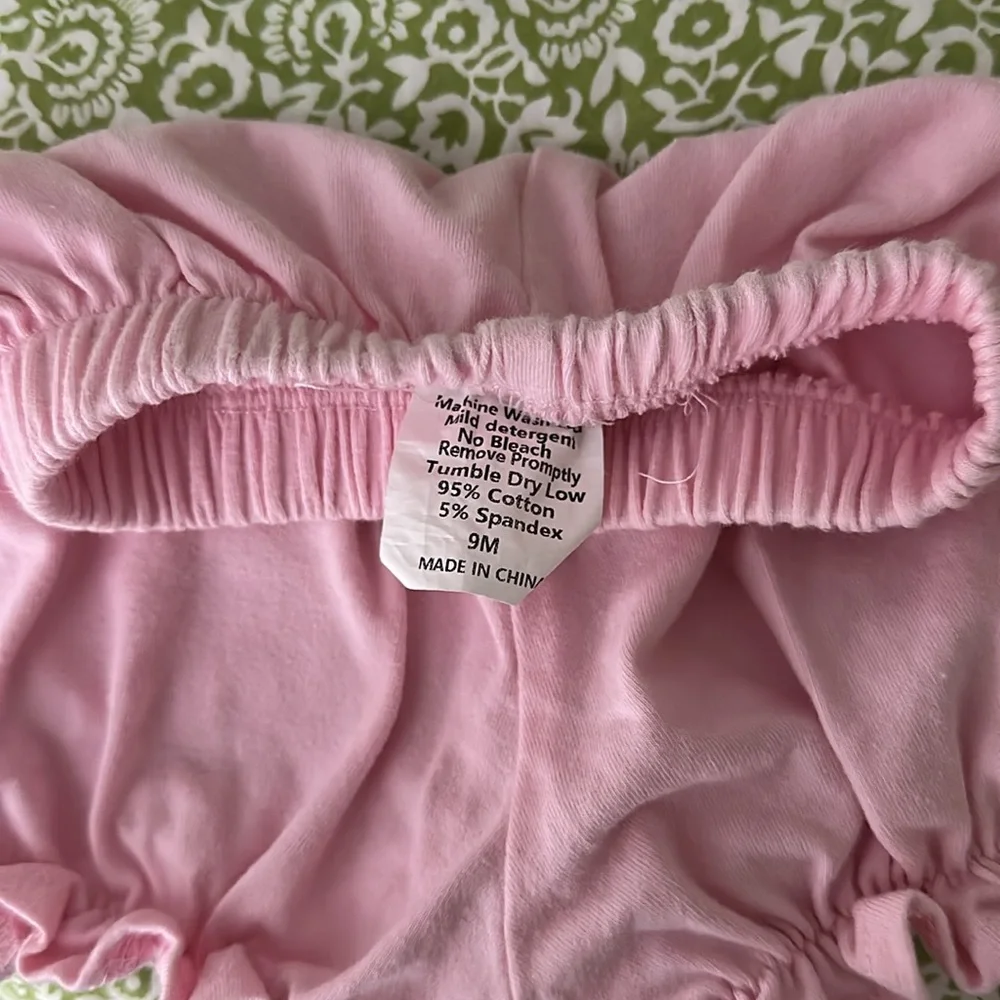 Pink Ruffled Kids Bloomers